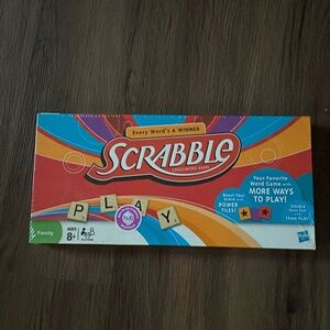 Hasbro Scrabble Crossword Game NWT